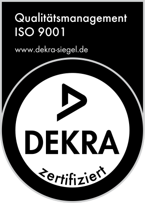 Qualitätsmanagement Zertifikat DEKRA Siegel